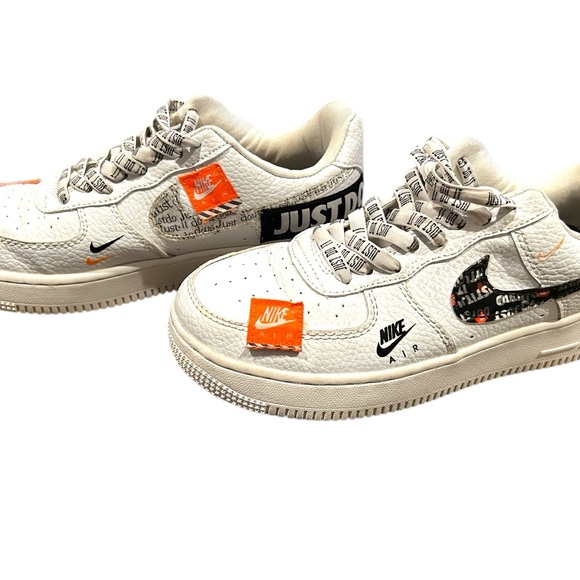 Nike Air Force 1 ’07 Just Do It AF1 White Black Orange Men’s 6.5 - Picture 12 of 12